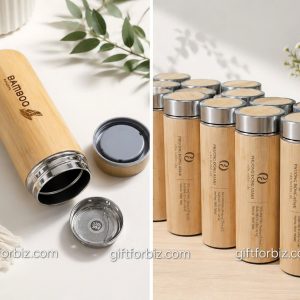 Bình Giữ Nhiệt Tre 450ml Cao Cấp – Thân Thiện Môi Trường, Ý Nghĩa Bền Vững